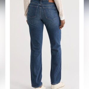 Lucky Brand Zoe High Rise dark wash straight leg jeans